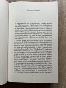 Incipit del romanzo La gabbia dei conigli